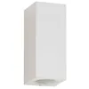 Image de Lucande Applique Exterieur Xava à intensité variable (Moderne) en Blanc Aluminium (à 2 lampes, GU10) Murale Luminaire Lampe Jardin Eclairage