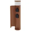Image de Lucande Luminaire extérieur Corban à intensité variable (Moderne) en Marron Aluminium (1 lampe,à G9), Borne lumineuse borne luminaire pour socle