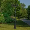 Image de Luminaire d'extérieur LED PRIOS Thorus, 204 cm, noir, à 3 lampes, IP44