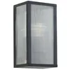 Image de Lindby Applique Exterieur Peldar à intensité variable (Moderne) en Noir Aluminium (1 lampe,à E27), Murale Luminaire Lampe Jardin Eclairage