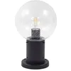 Image de Lindby Luminaire extérieur Dangan à intensité variable (Moderne) en Transparent Verre (1 lampe,à E27), Borne lumineuse borne luminaire pour socle