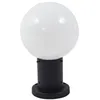 Image de Lindby Luminaire extérieur Dangan à intensité variable (Moderne) en Blanc Verre (1 lampe,à E27), Borne lumineuse borne luminaire pour socle