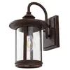Image de Lindby Applique Exterieur Zayn à intensité variable (Antique, Classic) en Marron Aluminium (1 lampe,à E27) Murale Luminaire Lampe Jardin Eclairage