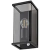 Image de Lucande Applique extérieure Annalea à intensité variable (Moderne) en Noir Aluminium (1 lampe,à E27), pour mur extérieur/façade de maison terrasse und balcon