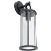 Image de Lucande Applique Exterieur Emmeline à intensité variable (Moderne) en Noir Aluminium (1 lampe,à E27), Murale Luminaire Lampe Jardin Eclairage