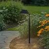 Image de Lampe sur piquet LED Lindby Capelo, noir, métal, 77 cm