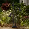 Image de Bornes lumineuses Lindby Sorvete, noir, métal, à 3 lampes, 83 cm