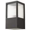 Image de Lucande Applique Exterieur Klemens à intensité variable (Moderne) en Noir Aluminium (1 lampe,à E27), Murale Luminaire Lampe Jardin Eclairage