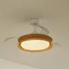 Image de Ventilateur LED Lucande Lineta, blanc, câble, Ø 103 cm, silencieux