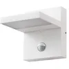 Image de Lucande LED Applique extérieure Silvan (Moderne) en Blanc Aluminium (1 lampe,à), pour mur extérieur/façade de maison terrasse und balcon