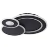 Image de Lindby LED Plafonnier Briar à intensité variable (Moderne) en Noir e. a. pour Salon & Salle manger (1 lampe,à), Eclairage Lampe Luminaire Plafond Eclerage