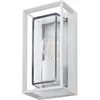 Image de Arcchio Applique Exterieur Ismera à intensité variable (Moderne) en Blanc Aluminium (1 lampe,à E27), Murale Luminaire Lampe Jardin Eclairage