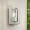 Image de Arcchio Applique d'extérieur Ismera, blanc, IP65, verre, E27