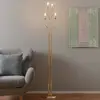 Image de Euluna Avec finition dorée - beau lampadaire Retro