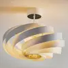 Image de Euluna Plafonnier Vento, blanc, métal, Ø 50 cm