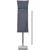 Image de Sekey Housse de Protection pour 270cm x 460cm Parasol de Jardin Double avec Deux Hauts,100% Polyester,imperméable,Gris foncé