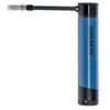Image de CONTEC Mini pompe Air Support Big Pen, 15,5 cm, interrupteur de changement de pression HP/HV, tête double valve, max. 8 bar/110 psi, aluminium, support inclus, noir/bleu Riviera