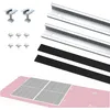 Image de NuaSol Kit de montage photovoltaïque pour toit en tôle trapézoïdale - Extension de fixation - Support de montage - Profil en U de 20 cm - Support de panneau solaire avec pince centrale et vis -