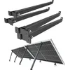Image de NuaSol Kit de Fixation pour Centrale Électrique de Balcon | Lot de 4 Supports de Panneaux Solaires | Inclinaison Réglable 30° 60° | Supports Individuels avec Vis & Écrous