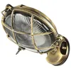 Image de Licht-Erlebnisse Applique murale d'extérieur en laiton véritable de qualité antique produit européen IP64 E27 lampe de bateau antirouille lampe d'extérieur applique murale de jardin et de terrasse