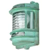 Image de Licht-Erlebnisse Applique murale extérieure en laiton massif et verre vert antique IP64 pour jardin balcon T:17 cm E27, style maritime rustique, lampe murale de campagne pour l'extérieur GRACIA