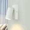 Image de Licht-Erlebnisse Applique murale avec interrupteur en métal GU10 H : 14 cm réglable rotatif blanc lampe murale intérieure lampe de lecture lit canapé spot