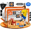 Image de KESSER® Lot de 2 buts de football pliables - Barres en fibre de verre - Filets de qualité supérieure - Intérieur, extérieur, jardin - Sac de transport