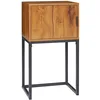 Image de HOMCOM Table Console avec tiroir 40x30x76cm Naturel