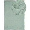 Image de Beliani Tapis en Coton Vert 160 x 230 cm à Motif Texturé Touffeté à la Main Très Doux Hatay
