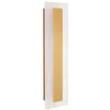 Image de Beliani Applique LED Murale d'Extérieur 30 cm en Acier et Acrylique Doré Rosalie