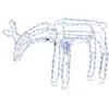 Image de Beliani Décoration de Jardin et d'Intérieur à LED Chevreuil Animé Blanc 53 cm Kristnes