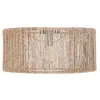 Image de Beliani Lampe Suspendue au Plafond Style Boho Base en Fer Abat-jour en Jute Naturel Sewa