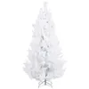 Image de Sapin de Noël Traditionnel Artificiel 180 cm Base Métal Blanc Talbot