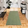 Image de Snapstyle Tapis à Poils Longs Coureur Unicolore Facile à Entretenir Doux Cottage Vert en 9 Tailles