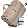 Image de REDOLZ Duffle Essentials Wheeled Duffle Exp. L Beige