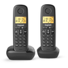 Image de Téléphone sans fil BASIC100 Duo - Noir GIGASET