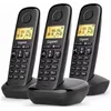 Image de GIGASET Basic Trio 100 Noir BASIC100TRIONOIR