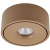Image de Arcchio LED Plafonnier Rotari à intensité variable (Moderne) en Marron Aluminium e. a. pour Couloir (1 lampe,à), Eclairage Lampe Luminaire Plafond Eclerage