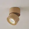 Image de Arcchio Spot pour plafond LED Rotari, brun, à 1 lampe, 8,9W