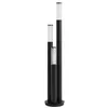 Image de Lindby Luminaire extérieur Gavros à intensité variable (Moderne) en Noir Aluminium (à 3 lampes, GU10) Borne lumineuse borne luminaire pour socle
