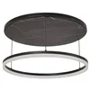 Image de Lucande LED Plafonnier Orven à intensité variable (Moderne) en Noir Métal e. a. pour Salon & Salle manger (1 lampe,à), Eclairage Lampe Luminaire Plafond Eclerage