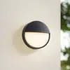 Image de Arcchio Applique d'extérieur LED Gravo, Ø 25 cm, noir, IP65