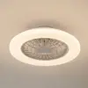 Image de Ventilateur de plafond LED Lindby Vedin, blanc, DC, Ø 49 cm, CCT