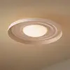 Image de Applique murale LED Lindby Waves, beige, Ø 43 cm, métal