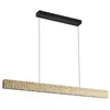 Image de Lucande LED Suspension Nivara (Moderne) en Doré Métal e. a. pour Salon & Salle à manger (1 lampe,à), lampe plafonnier suspension