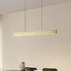 Image de Suspension LED Lucande Nivara, 117 cm, dorée, métal
