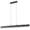 Image de Lucande LED Suspension Torven à intensité variable (Moderne) en Noir Métal e. a. pour Salon & Salle manger (1 lampe,à), lampe plafonnier suspension