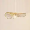 Image de Suspension Lindby Valdorin, beige, papier, longueur 75 cm