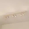 Image de Spot pour plafond Lindby Kardis, beige, à 6 lampes, métal, GU10