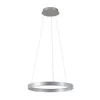 Image de Lucande LED Suspension Yonam à intensité variable (Moderne) en Gris Métal e. a. pour Salon & Salle manger (1 lampe,à), lampe plafonnier suspension